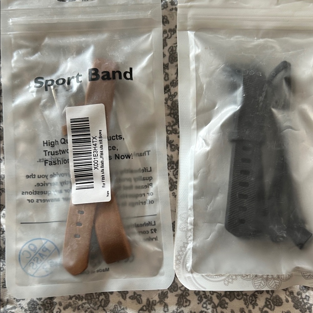 Brown and Black Sport Watch Bands fits Apple Watch and more.
